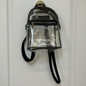 Wild Fable mini black and clear backpack